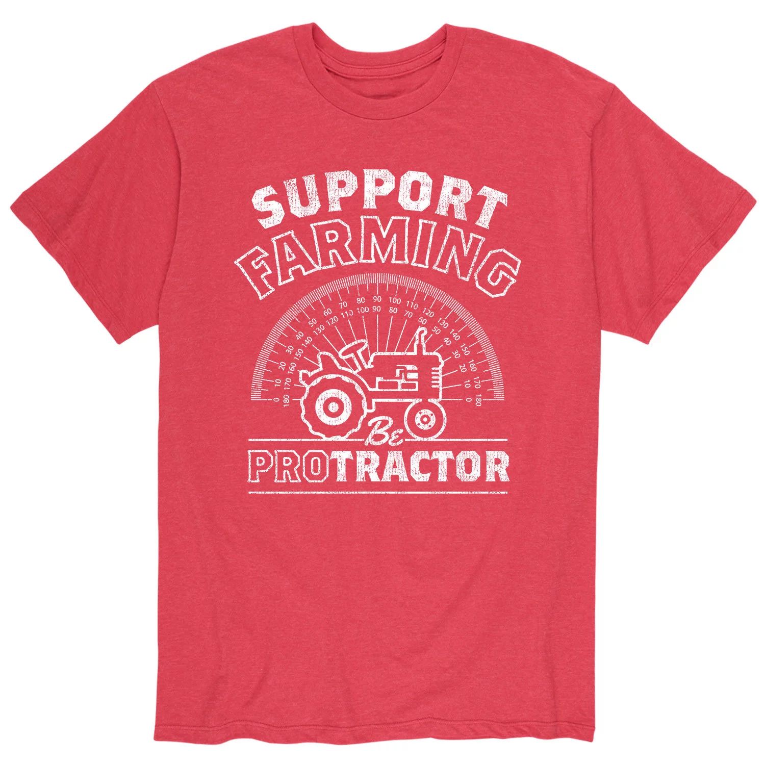 цена Мужская футболка Support Farming Be Protractor Licensed Character