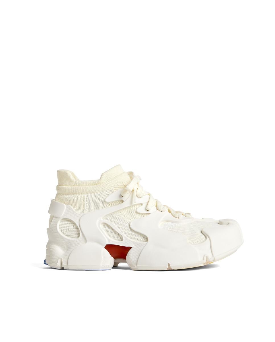 Женские белые спортивные туфли с 3D вязаным внутренним носком camperlab, белый