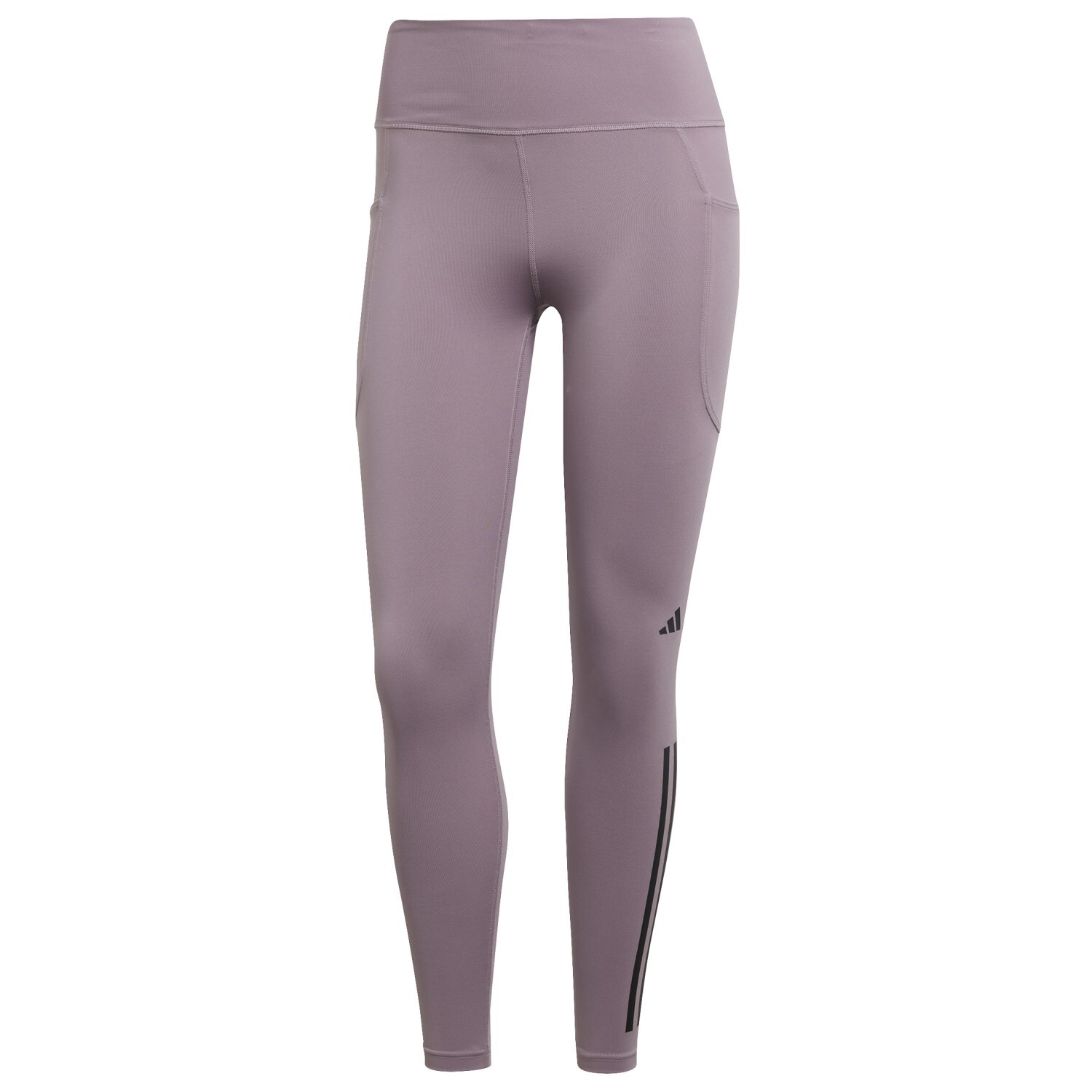 

Колготки для бега Adidas Women's Dailyrun 3 Stripes 7/8, цвет Preloved Fig