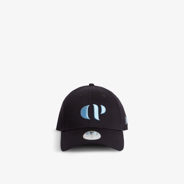 черная женская кепка с логотипом claudie pierlot черный Бейсболка из хлопка с фирменной вышивкой Claudie Pierlot, цвет bleus