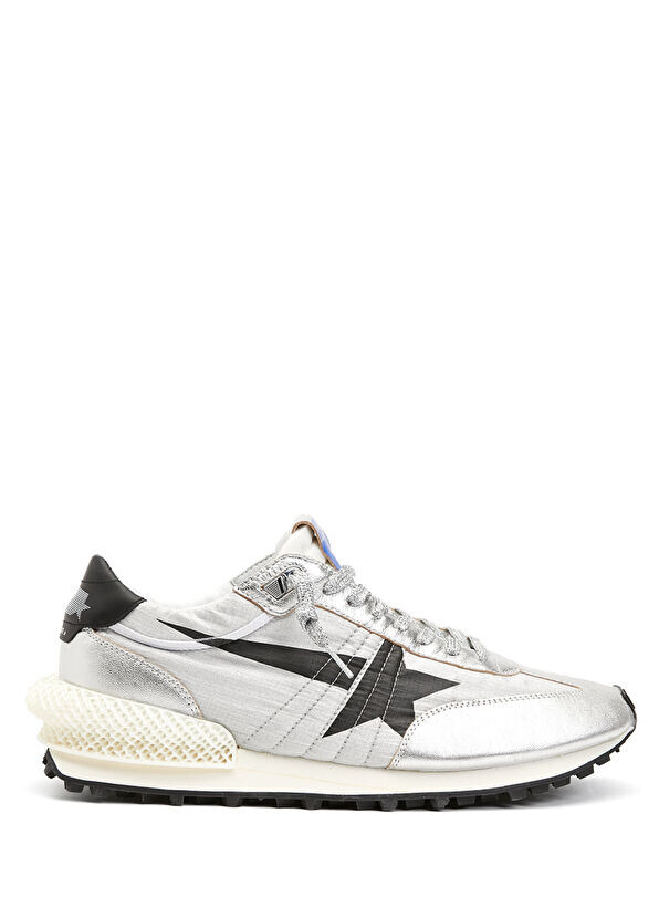 

Серебряные мужские кроссовки Marathon Golden Goose, черный