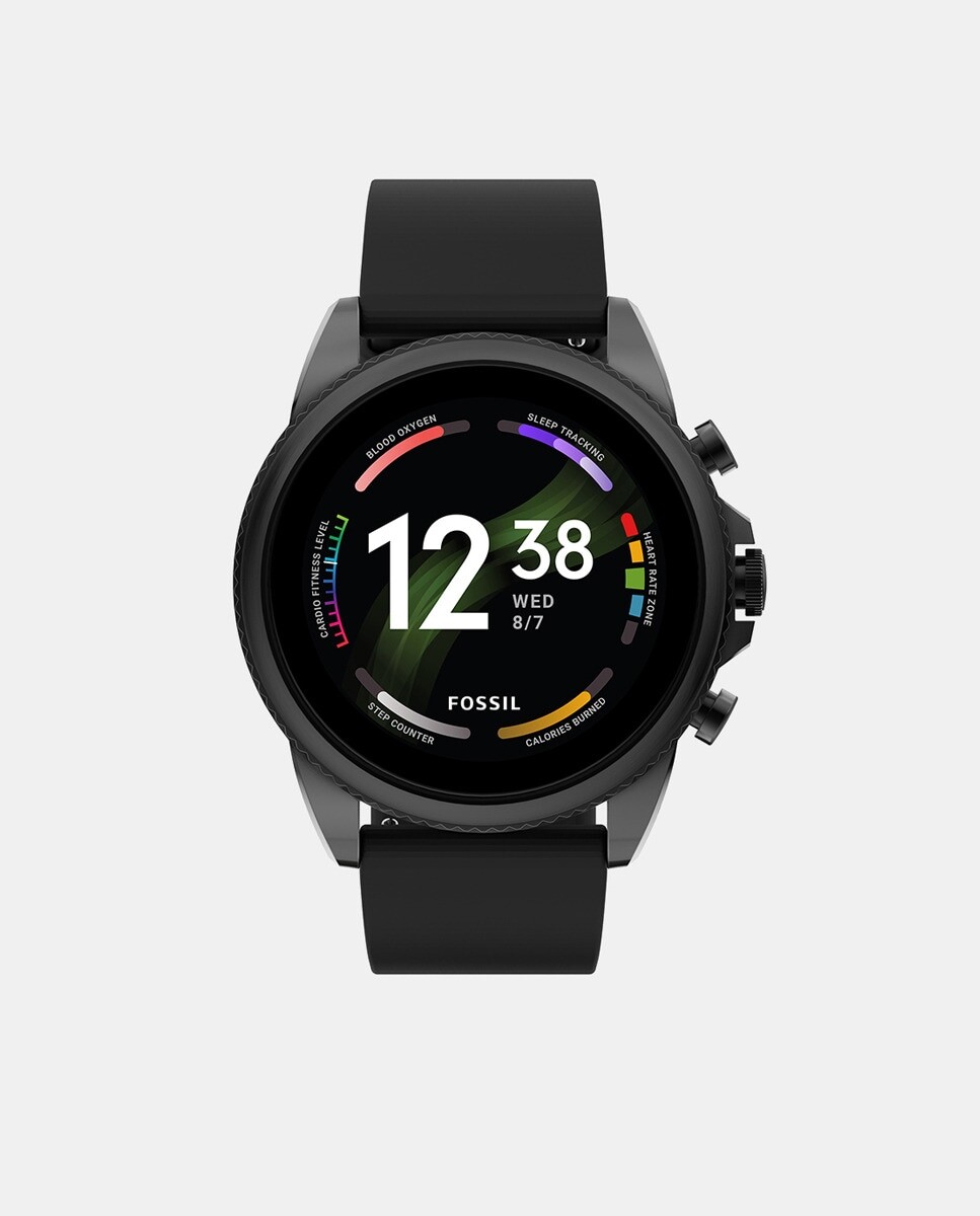

Умные часы Gen 6 FTW4061, черный силикон Fossil, черный