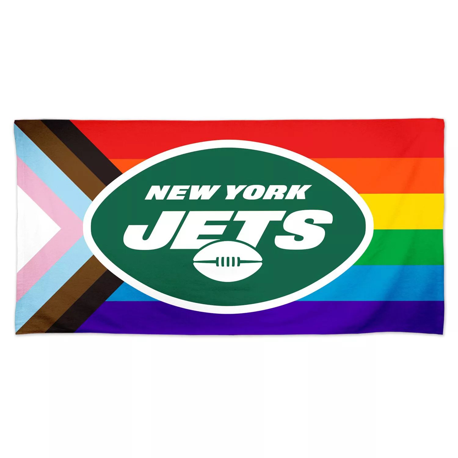Пляжное полотенце Pride Spectra WinCraft New York Jets 30 x 60 дюймов