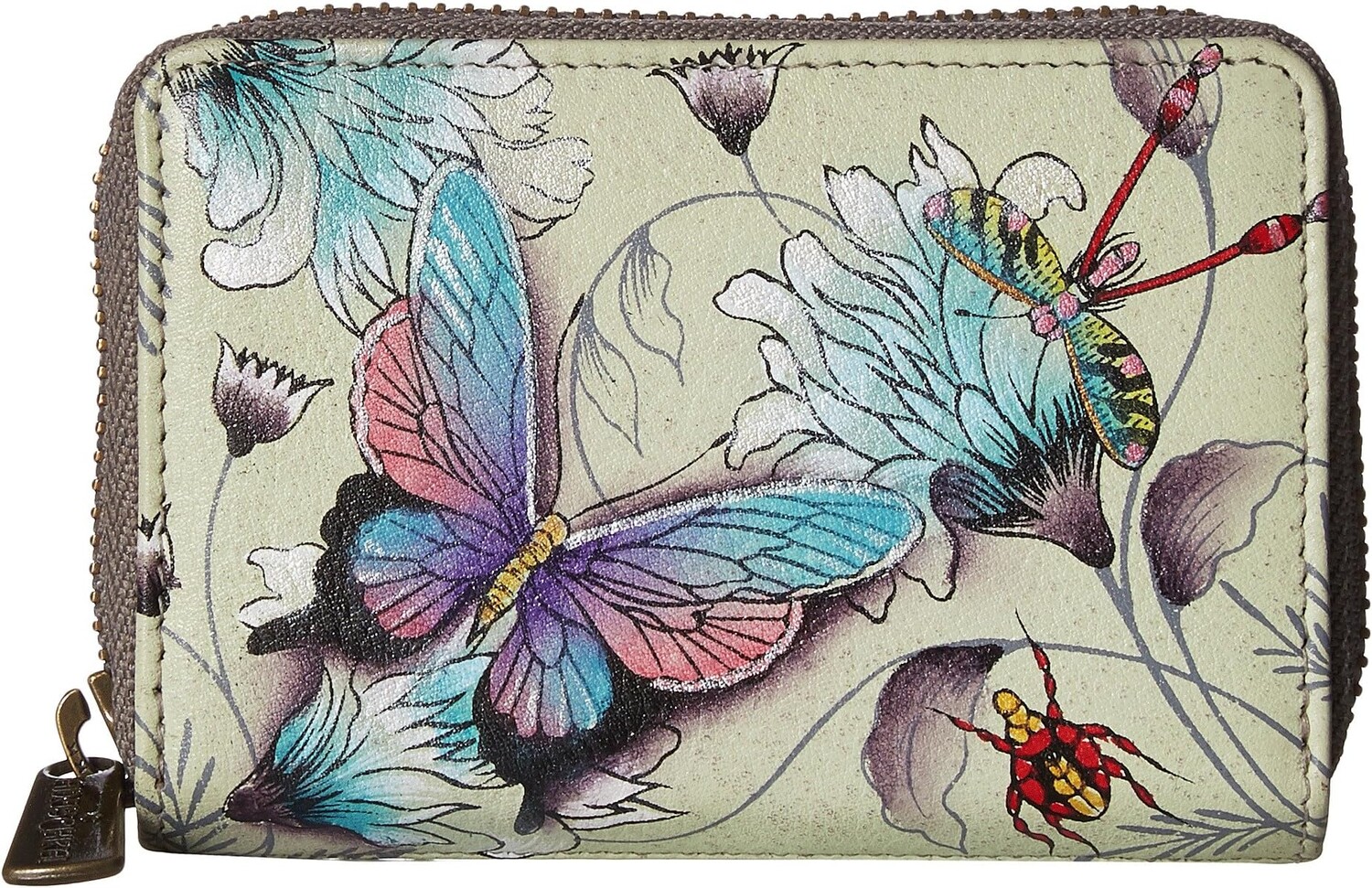 

Кошелек Credit And Business Card Holder 1110 Anuschka, цвет Wondrous Wings