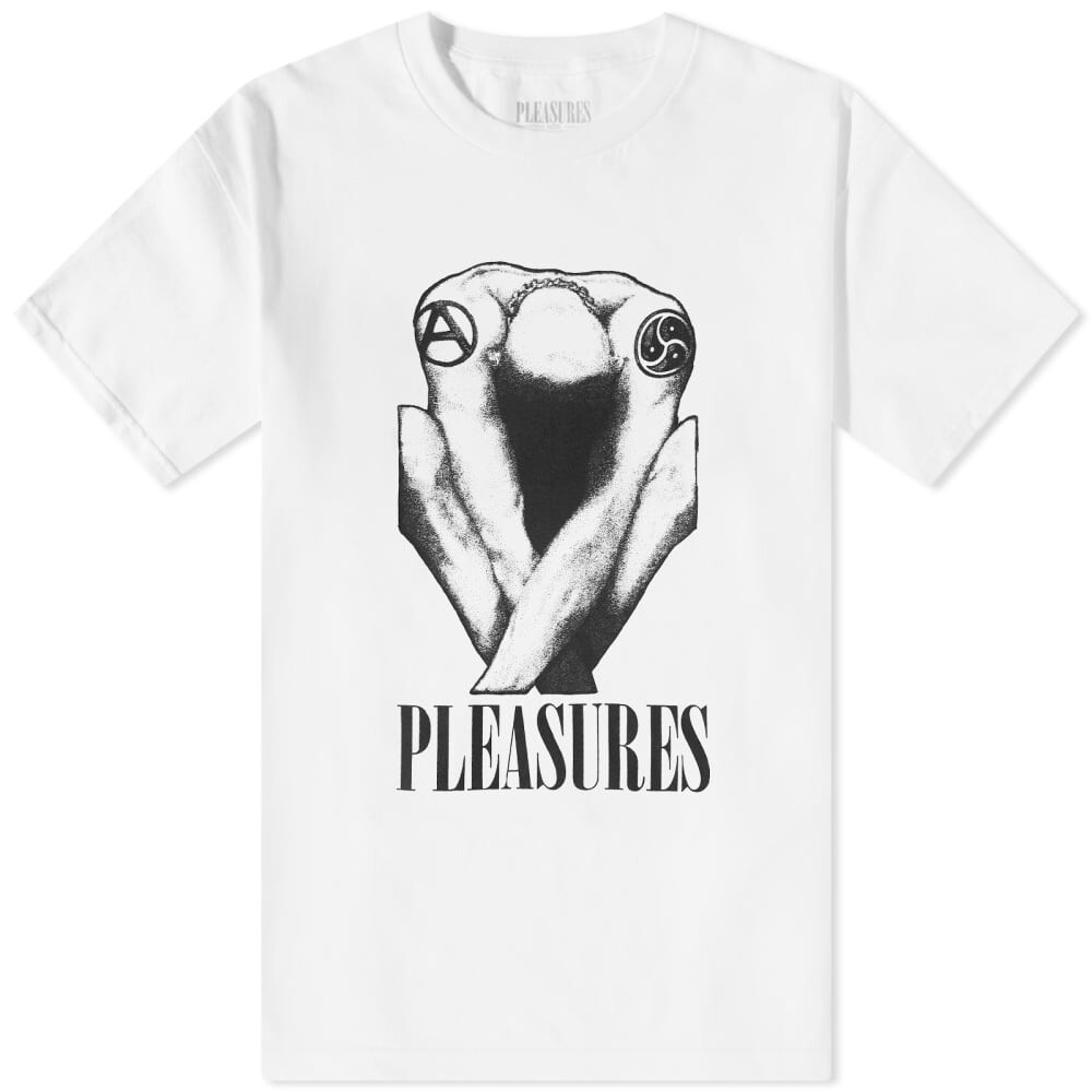 

Футболка Pleasures согнутая, белый