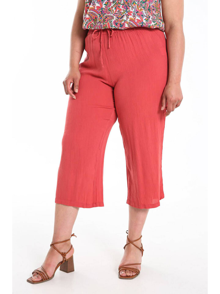 

Тканевые брюки Paprika Culotte, коралловый