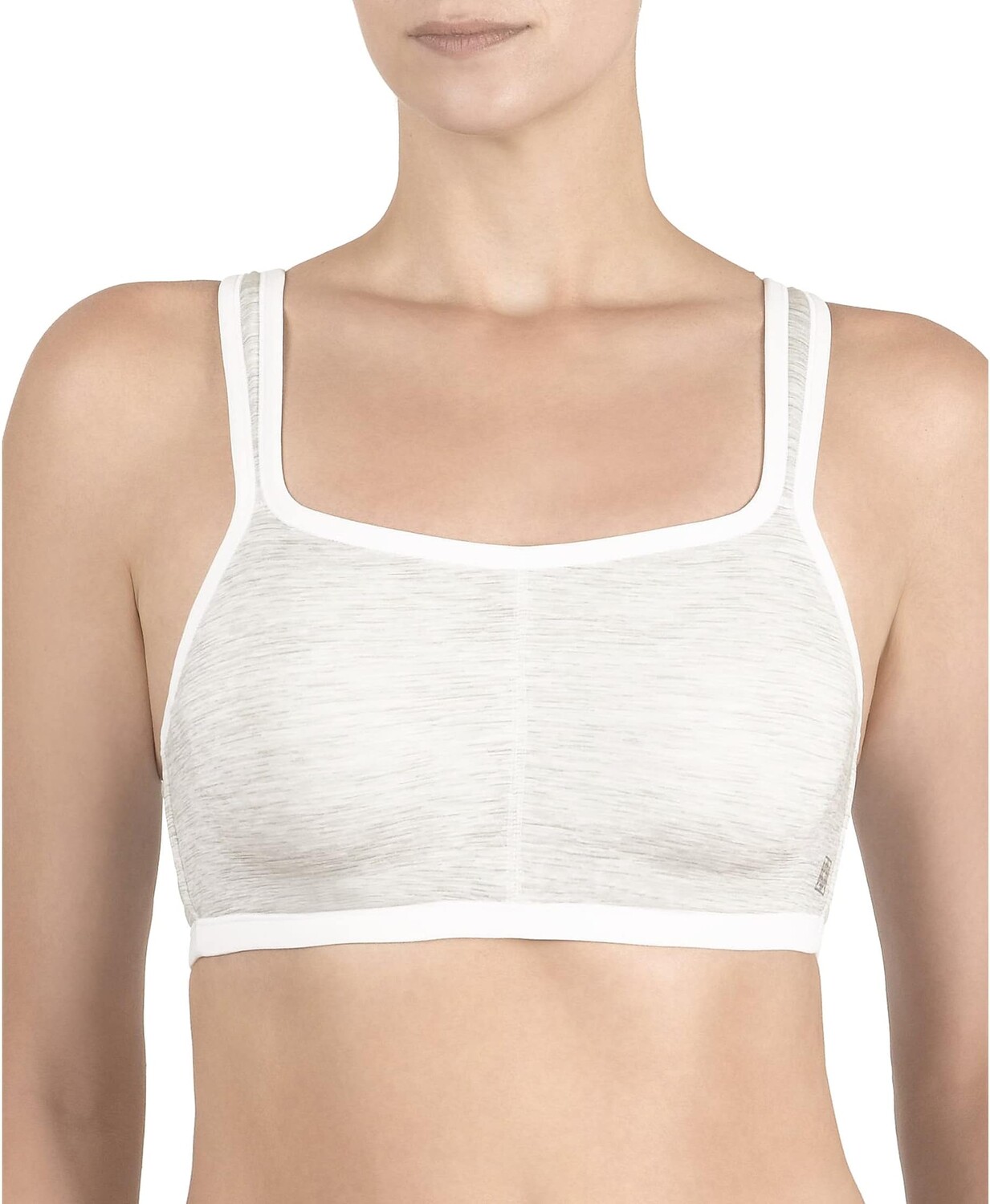 

Спортивный бюстгальтер-трансформер Yogi Contour Natori, цвет Feather Grey/White