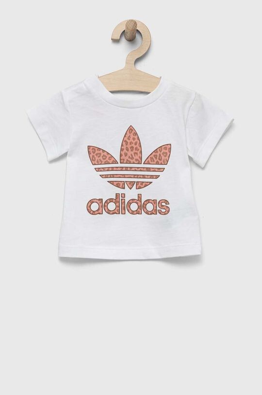 

Детская хлопковая футболка adidas Originals, белый