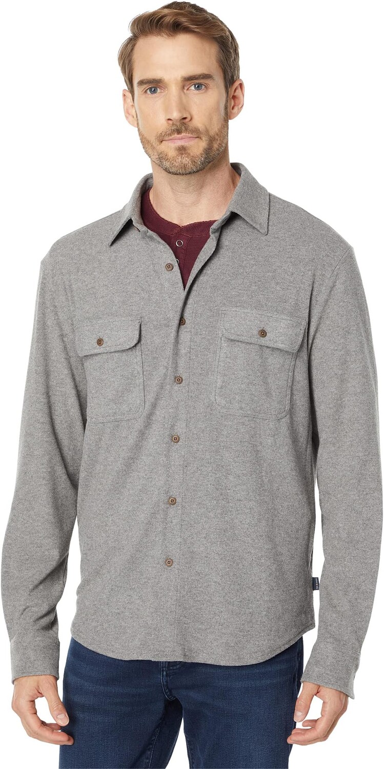 

Рубашка из матового трикотажа Lucky Brand, цвет Heather Grey