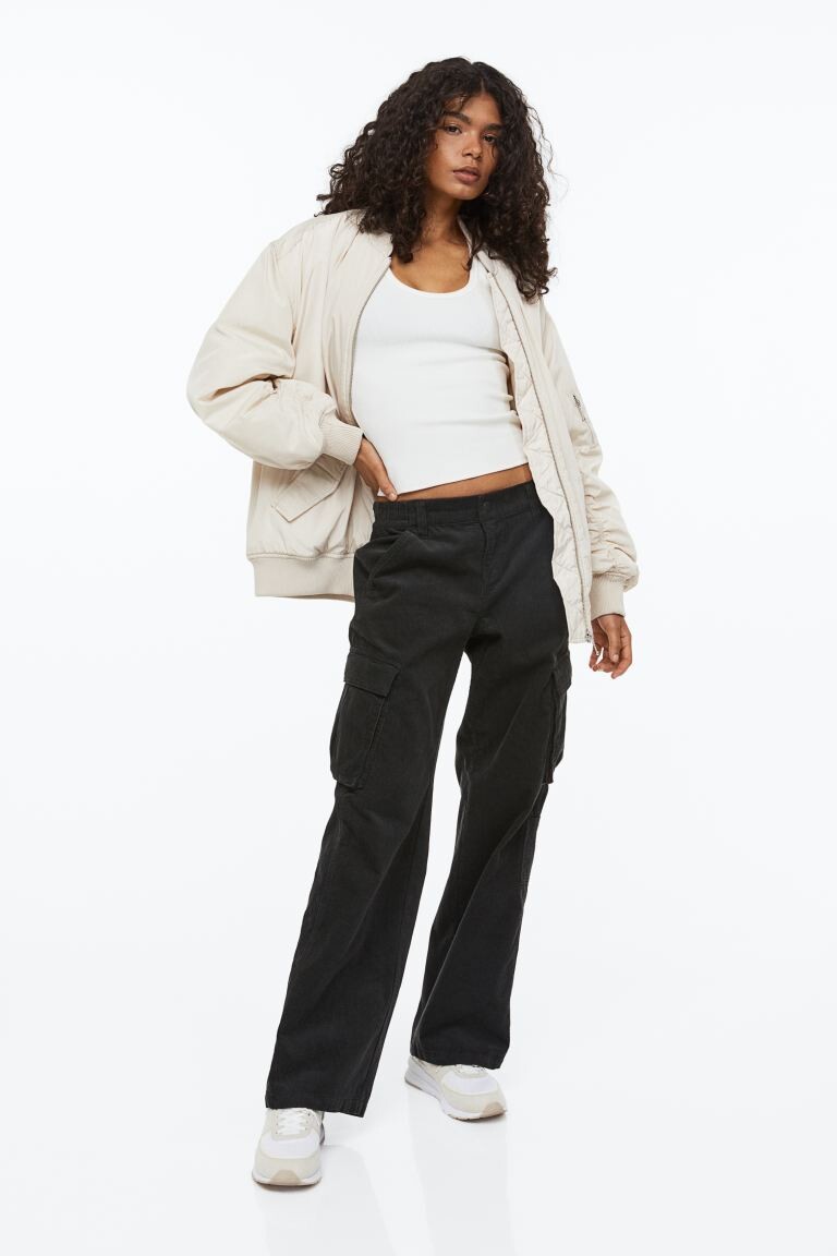 

Вельветовые брюки карго H&M