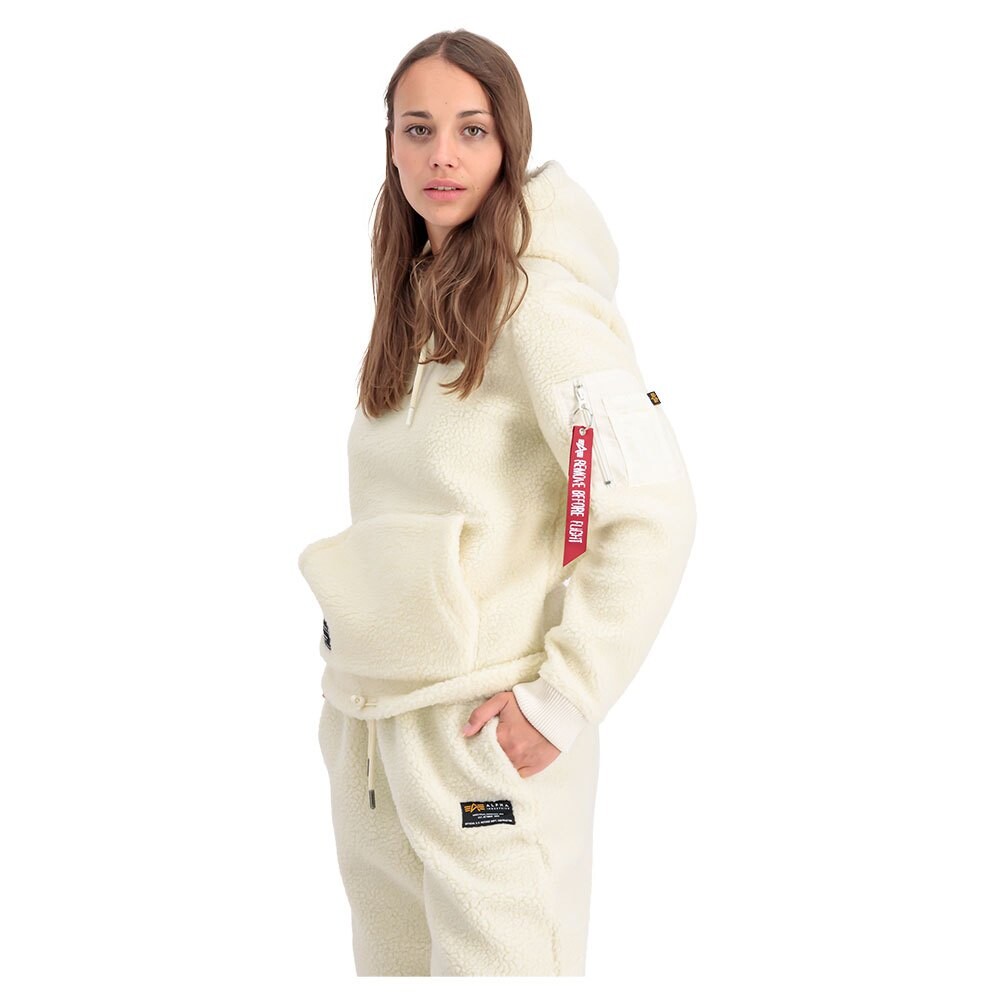 

Худи Alpha Industries Teddy, бежевый