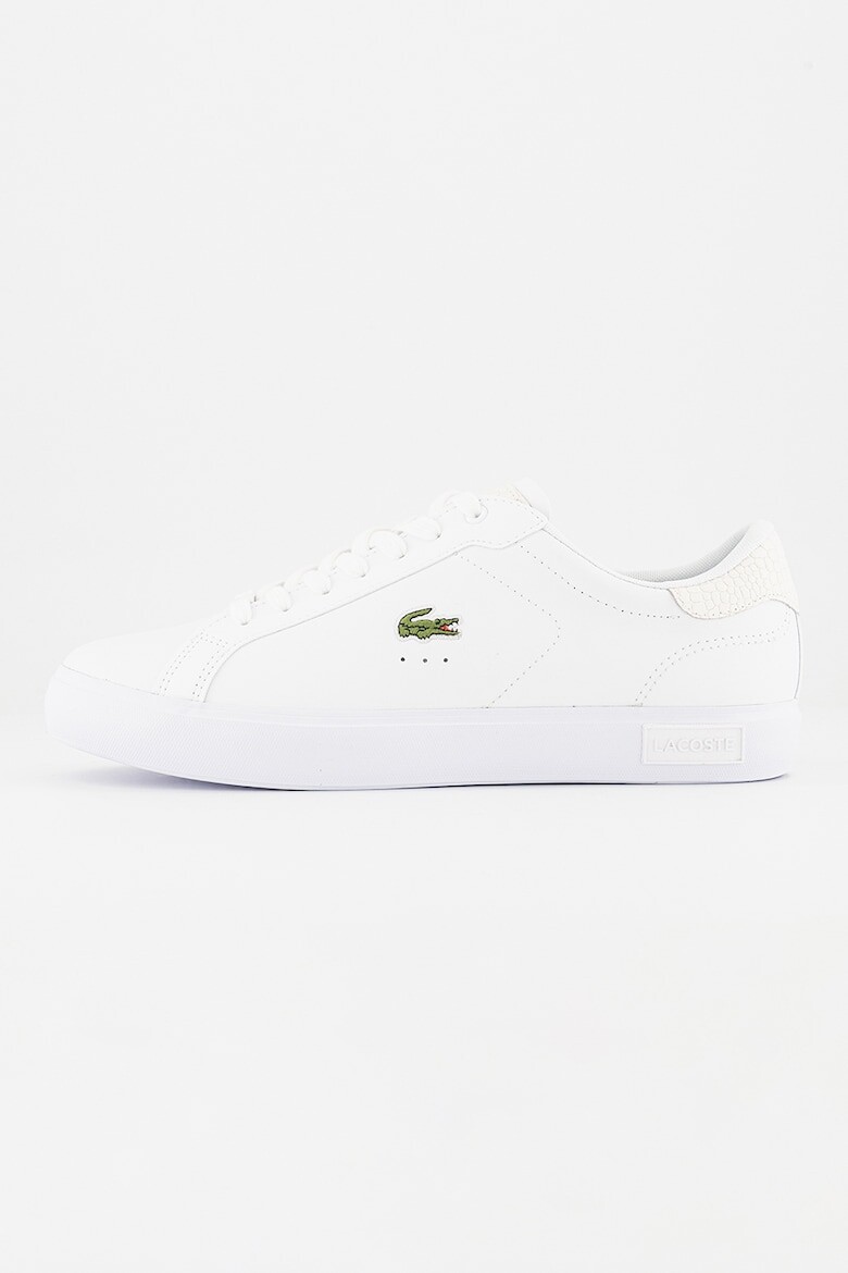 

Кожаные спортивные туфли Powercourt в тон Lacoste, белый