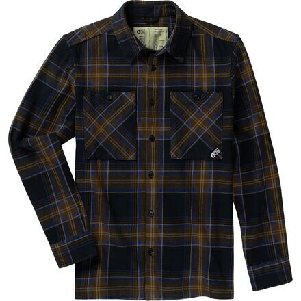 

Фланелевая рубашка Relowa мужская Picture Organic, цвет Plaid Dark Blue