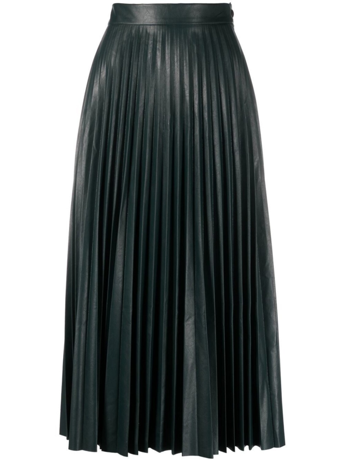 

Юбка миди из искусственной кожи MM6 Maison Margiela, зеленый, Серый