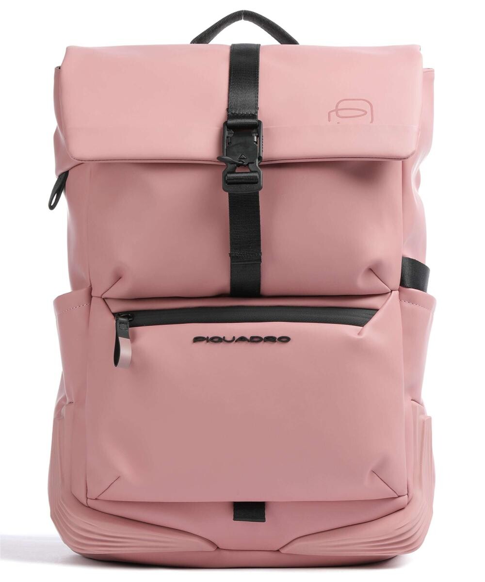 

Рюкзак Corner 2.0 Rolltop 15″ из полиуретана Piquadro, розовый