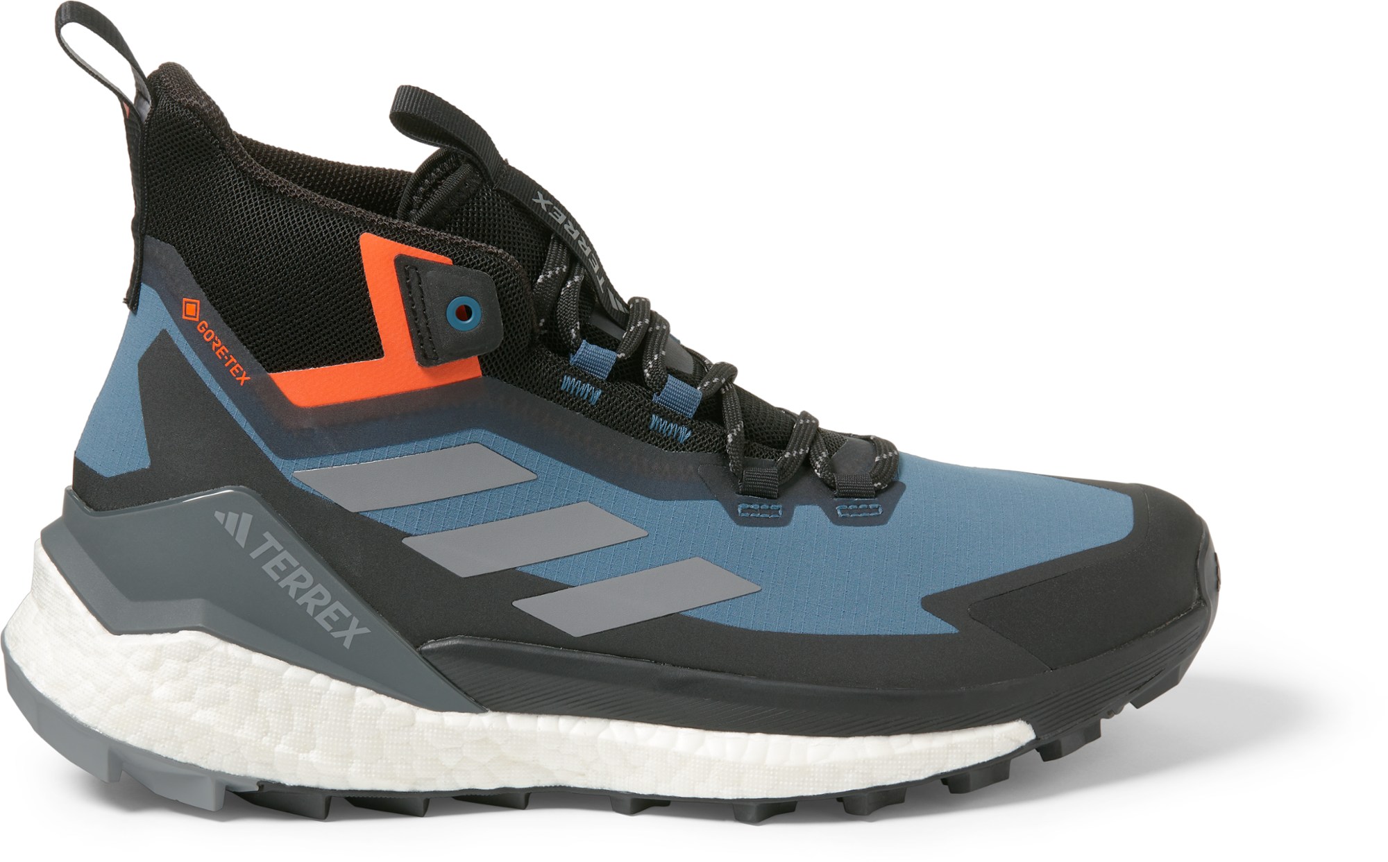 Походные мужские ботинки Adidas Terrex Free Hiker Gore-Tex 2.0, синий