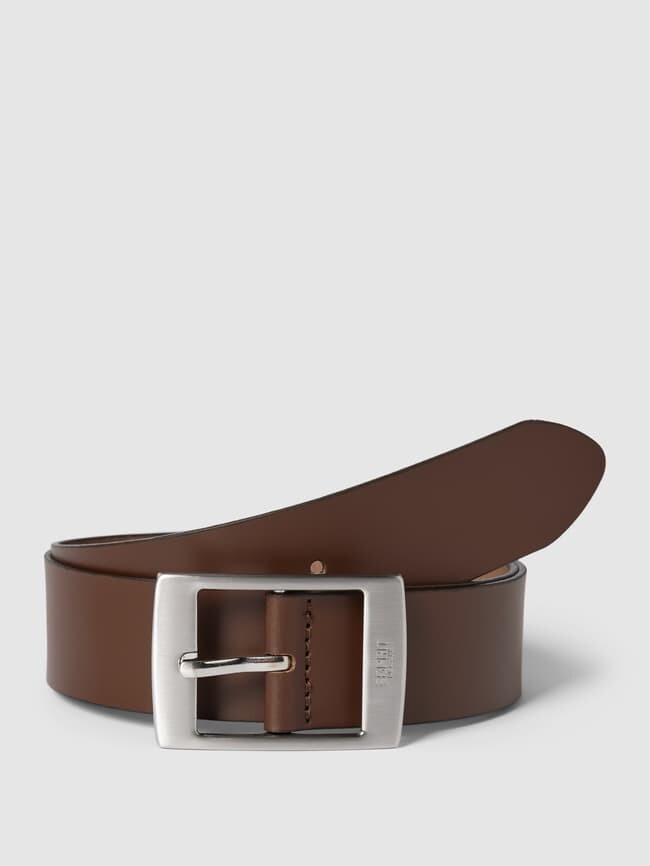 

Кожаный ремень с пряжкой Esprit, коричневый