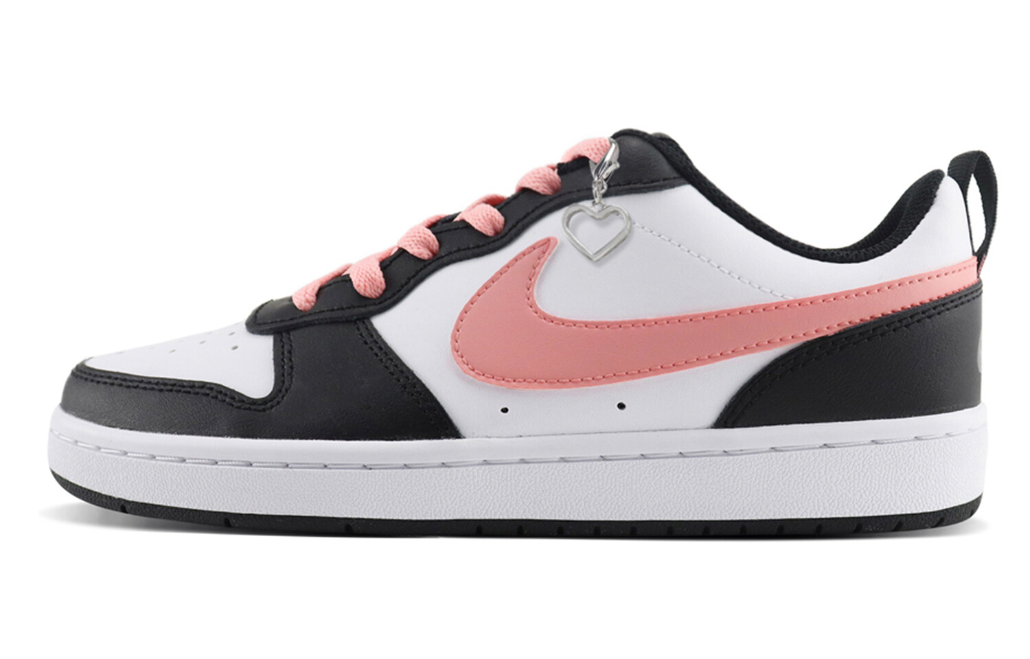 

Кроссовки Nike Court Borough Skateboarding Shoes Women's Low-top Black/pink, розовый