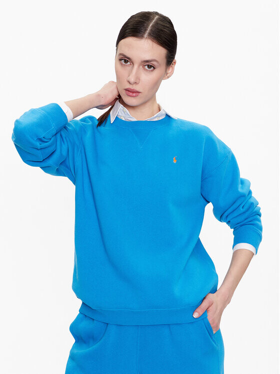 

Толстовка свободного кроя Polo Ralph Lauren, синий