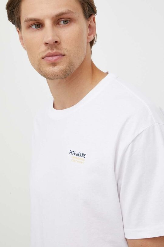 

Хлопковая футболка Pepe Jeans, белый