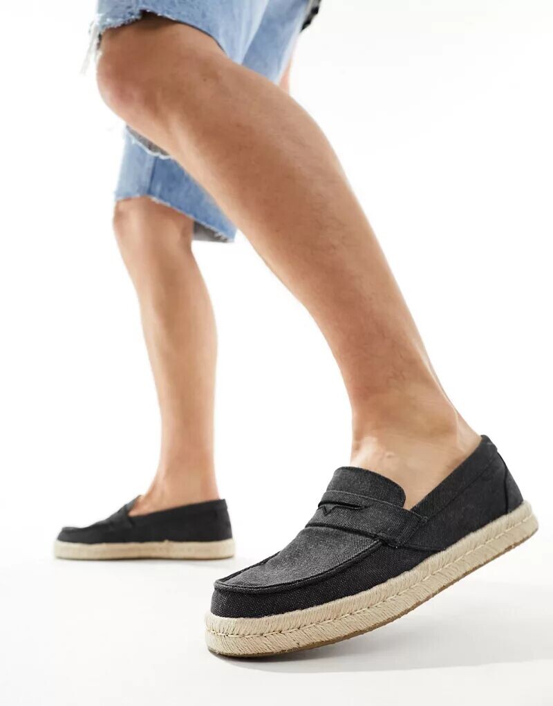 

Черные эспадрильи TOMS Stanford на веревочной подошве, Коричневый
