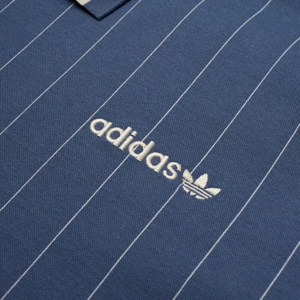 

Adidas Поло на молнии, синий