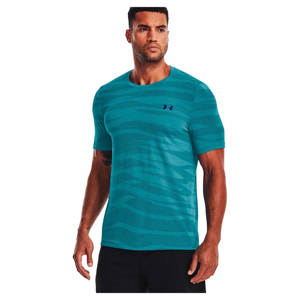 

Бесшовная футболка с коротким рукавом Under Armour Wave, синий