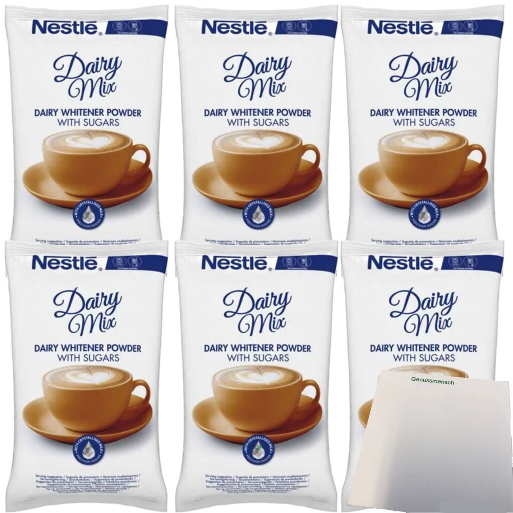 

Сливки для кофе Nestle Dairy Mix с сахарной начинкой для капучино упаковка 6 шт. (упаковка 6х900г) + блок usy