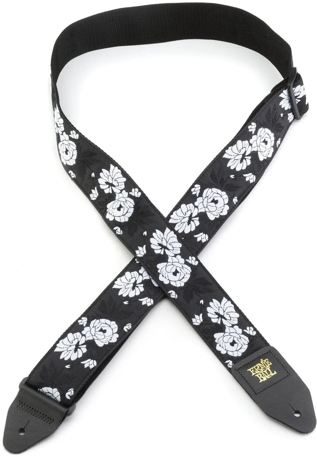 

Новый жаккардовый ремешок для гитары Ernie Ball — Vanilla Rose