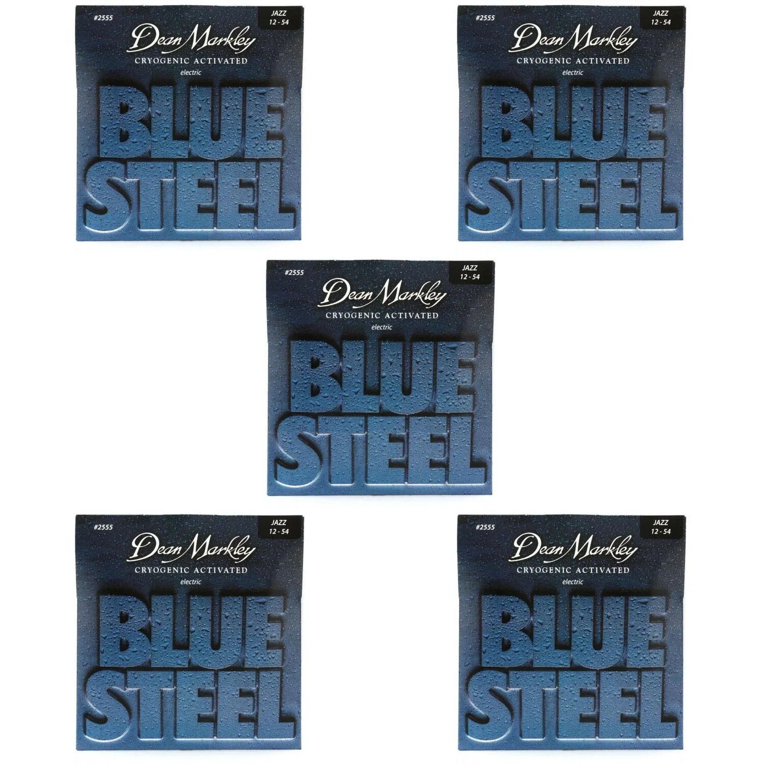 

Струны для электрогитары Dean Markley 2555 Blue Steel — .012-.054 Jazz (5 шт.)