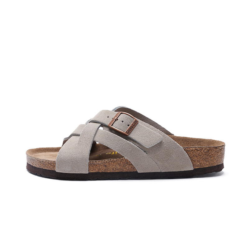 

Шлепанцы унисекс Devo Life, цвет Off-white suede leather