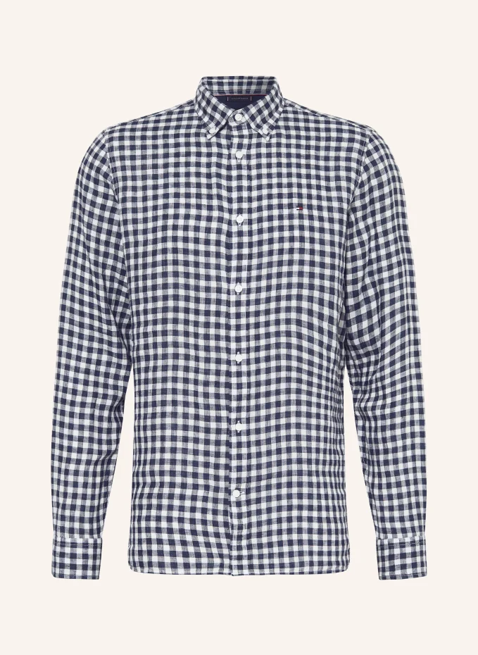 

Льняная рубашка узкого кроя Tommy Hilfiger, белый