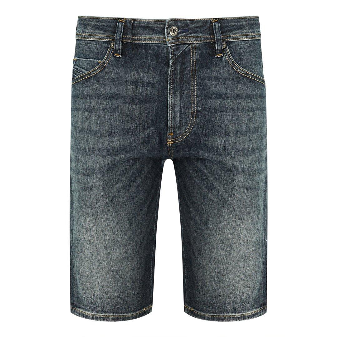 Джинсовые шорты Thoshort с эффектом потертостей Diesel, синий синие джинсовые шорты panty pushbutton цвет blue