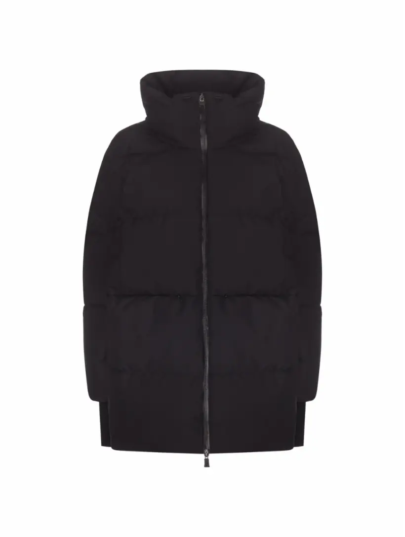 

Стеганый пуховик с логотипом Herno, черный