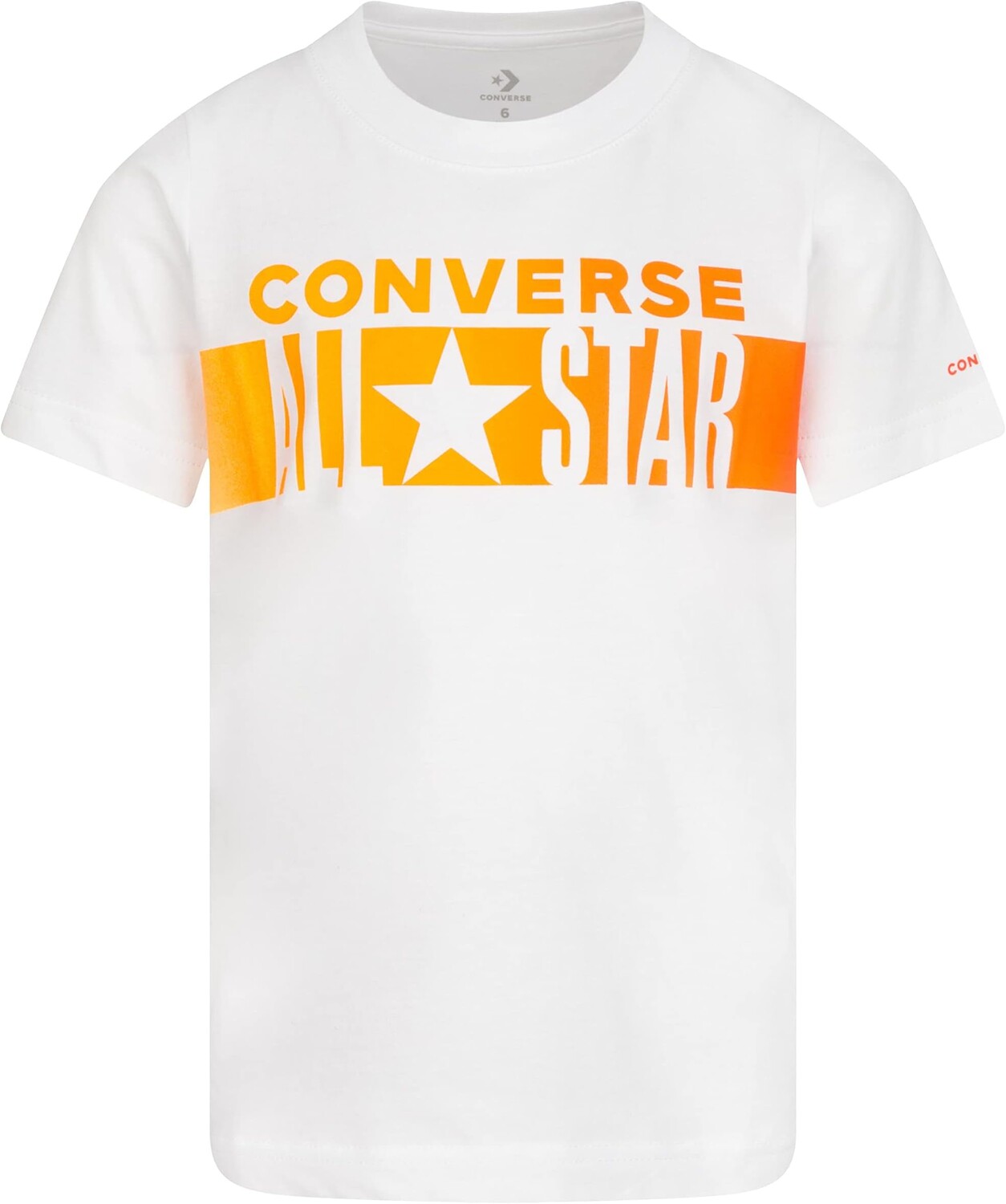 

Футболка Converse All Star Gradient Stripe Tee, белый