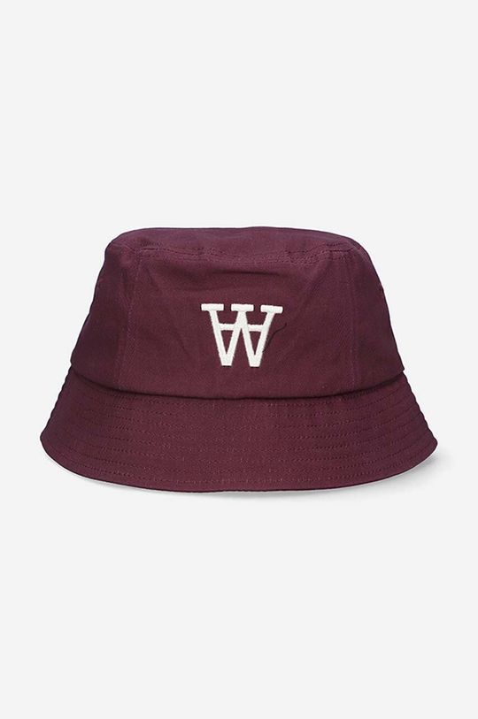 Хлопковая шапка Wood Wood, красный шляпа с вельветовым козырьком низкая вельветовая кепка wood wood бежевый