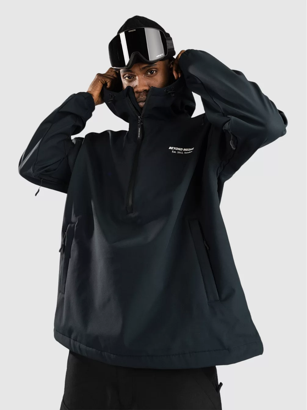 

Худи Softshell с полумолнией Beyond Medals, черный