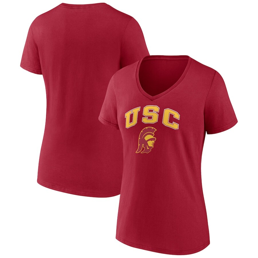

Футболка с коротким рукавом Fanatics Branded Usc Trojans, кардинал