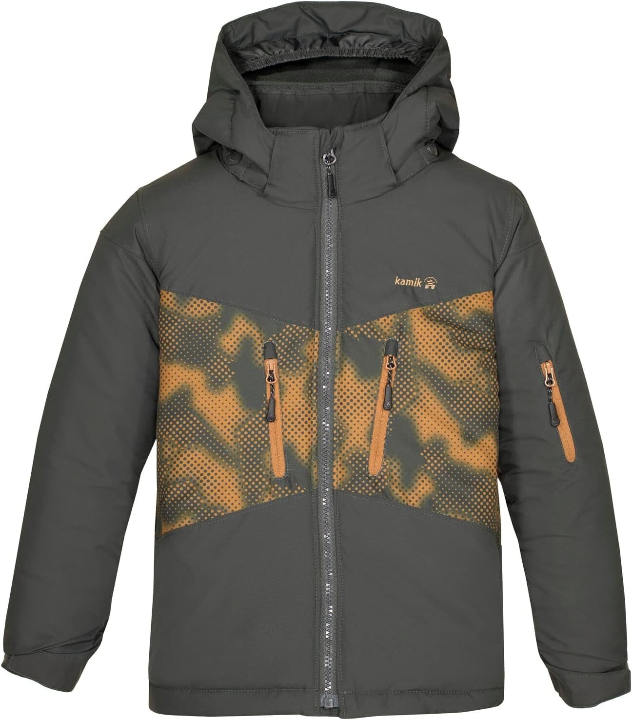 

Куртка Kamik Jared Insulated Jacket, цвет Coal/Bronze