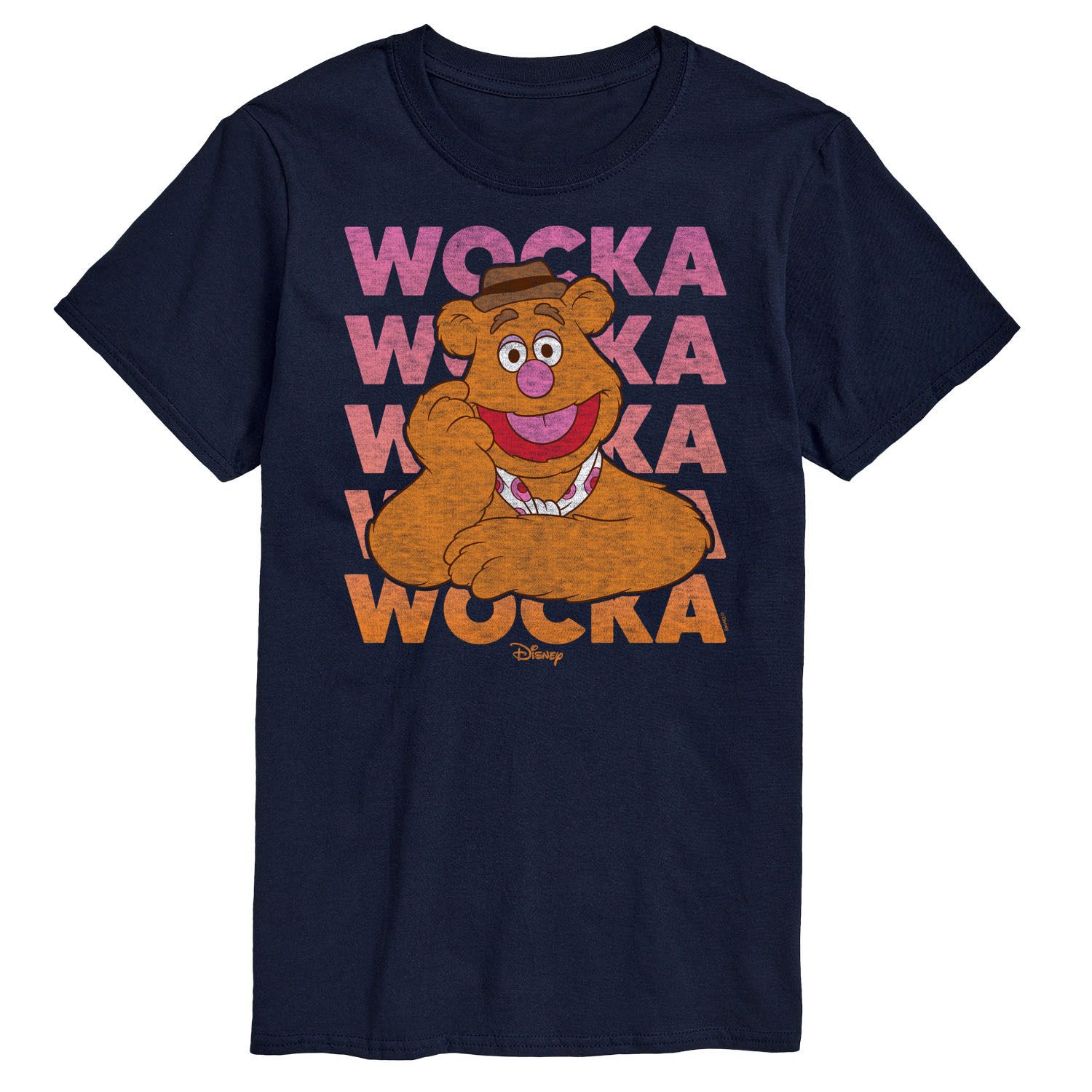 Мужская футболка Disney's The Muppets Wocka Wocka, Синяя Licensed Character, синий