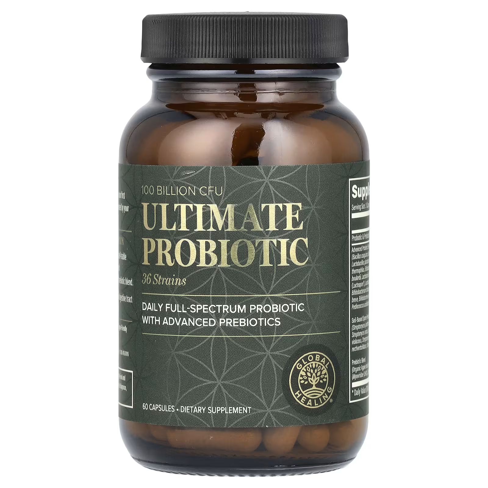 

Ultimate Probiotic, 100 миллиардов КОЕ, 60 капсул Global Healing