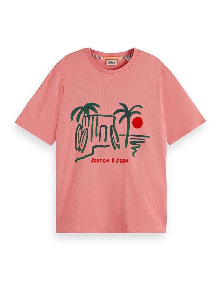 

Футболка Scotch & Soda, розовый