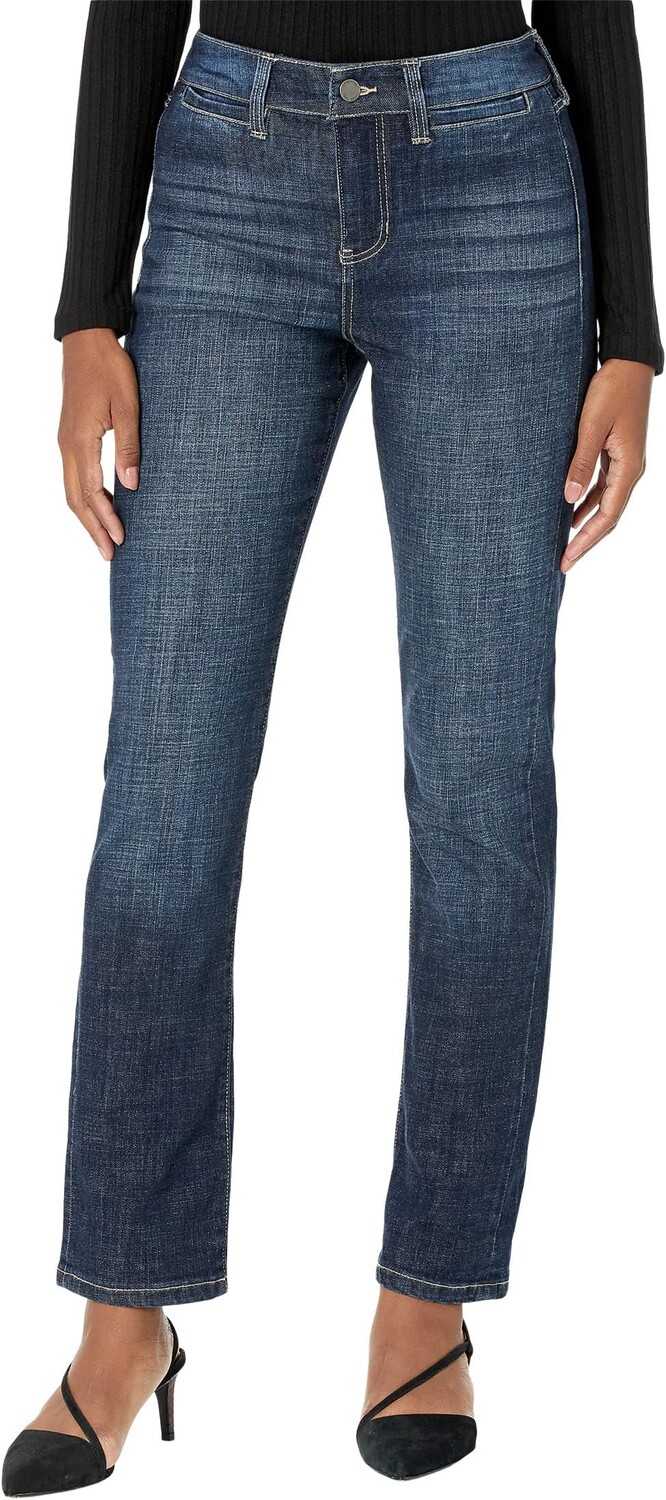

Джинсы Petite Kennedy High-Rise Straight Jeans w/ Welt Pockets 30" in Castle Liverpool Los Angeles, цвет Castle
