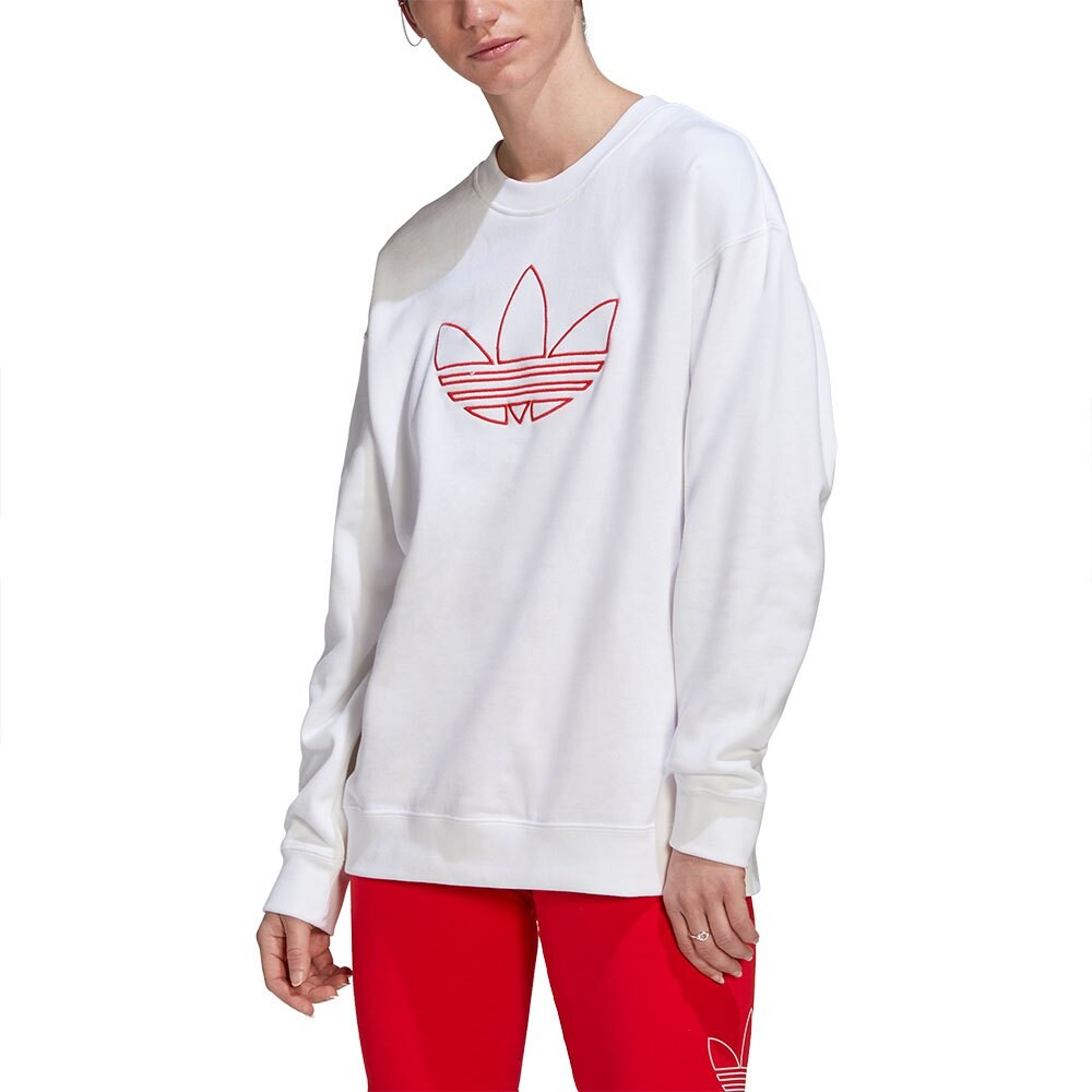 

Толстовка adidas Originals Oversized Crew, белый