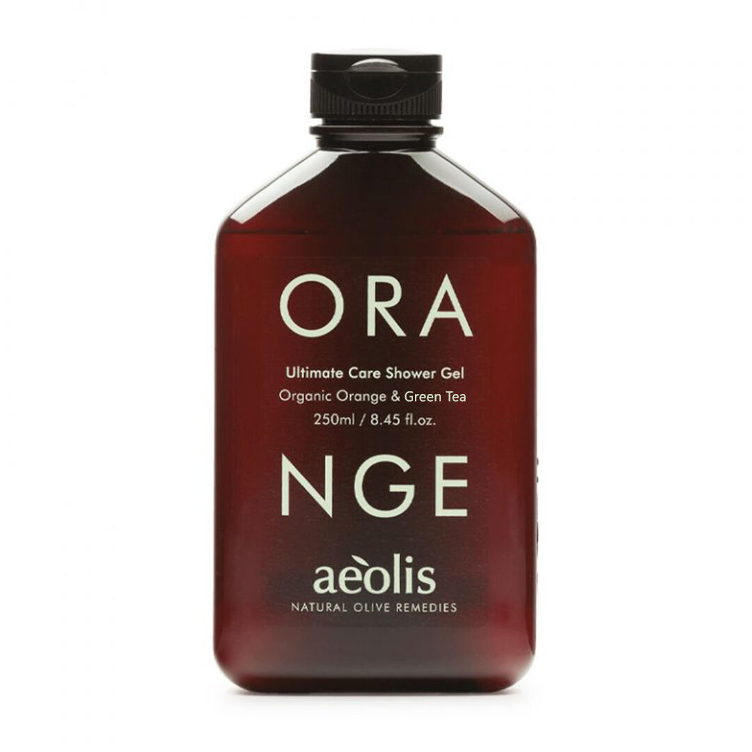 Гель для душа с органическим оливковым маслом Aeolis Orange & Green Tea, 250 мл чай wital чай органический органический зеленый сенча 17 пакетиков