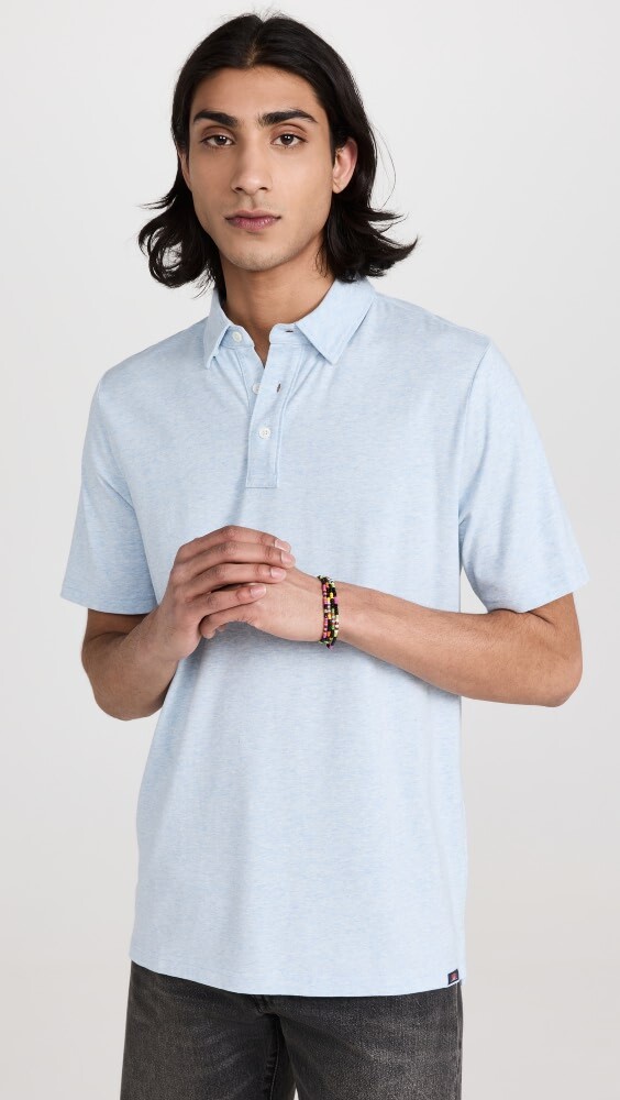 

Футболка Faherty Movement Polo, синий