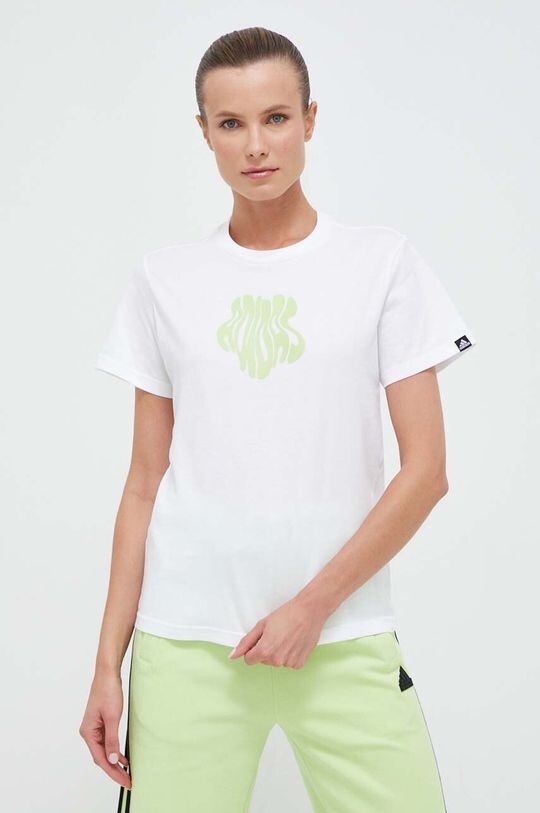 

Футболка Adidas из хлопка adidas, белый