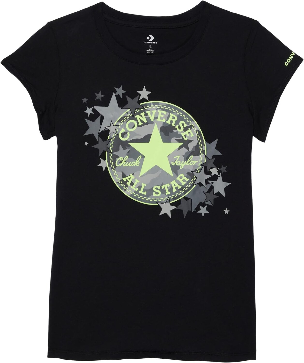 

Футболка Converse Chuck Patch Camo Start Tee, черный