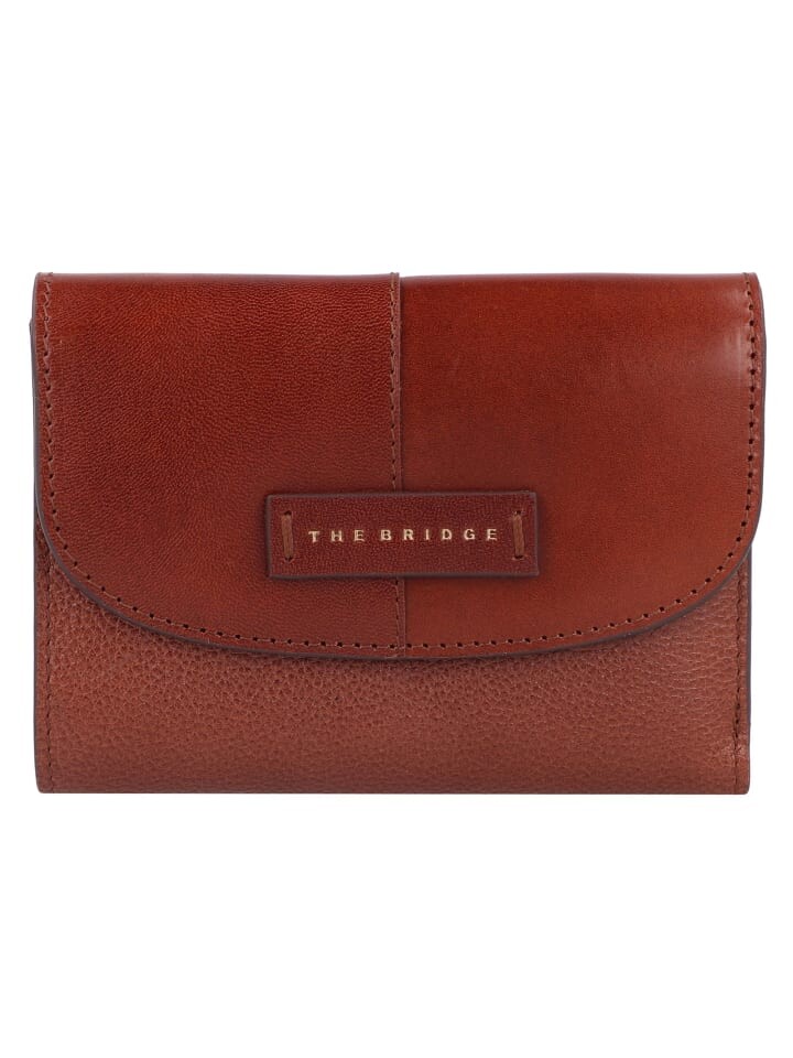 

Кошелек The Bridge Elisabetta RFID Schutz Leder 13 cm, цвет marrone