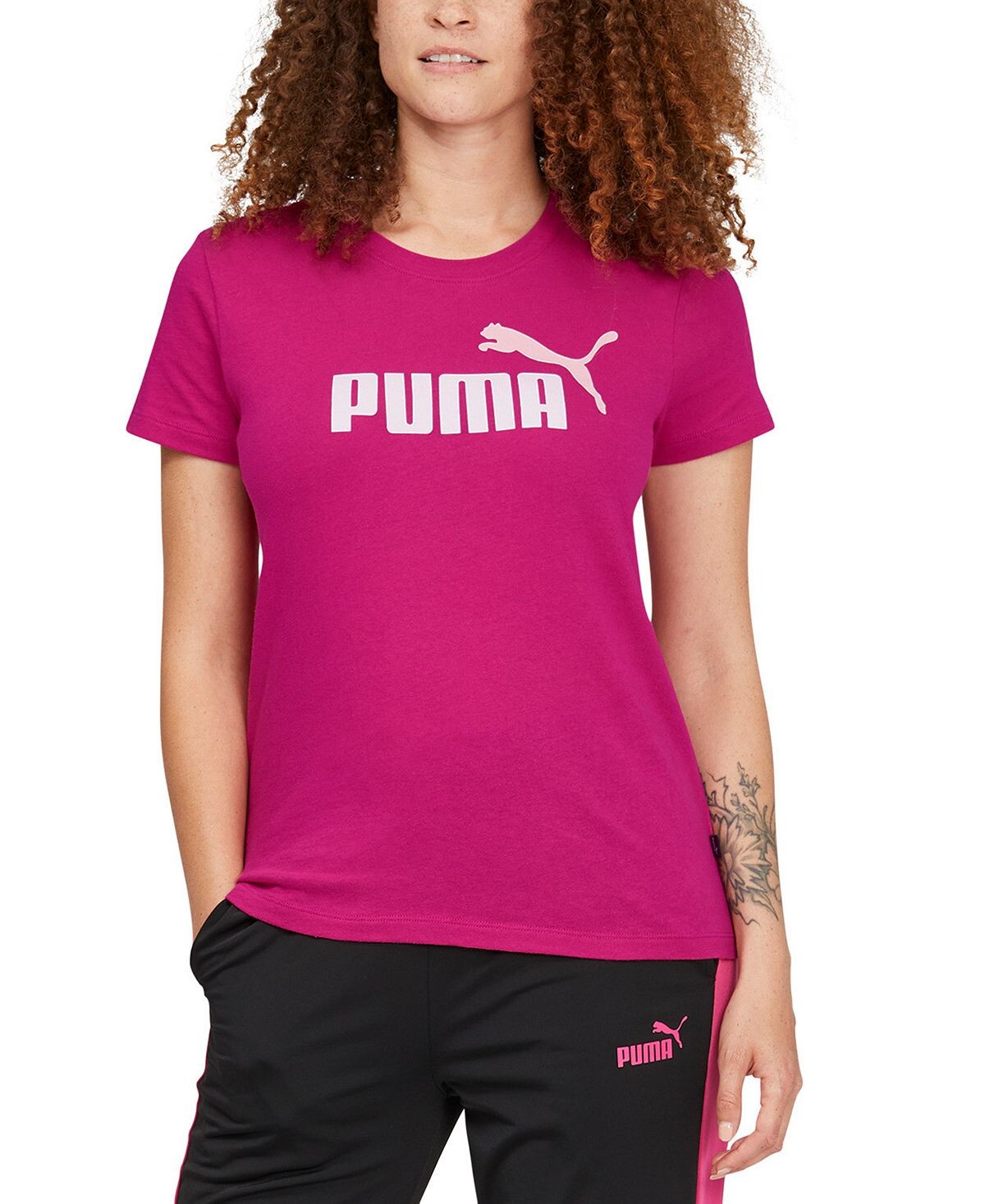 

Женская футболка с короткими рукавами и графикой Essentials Puma